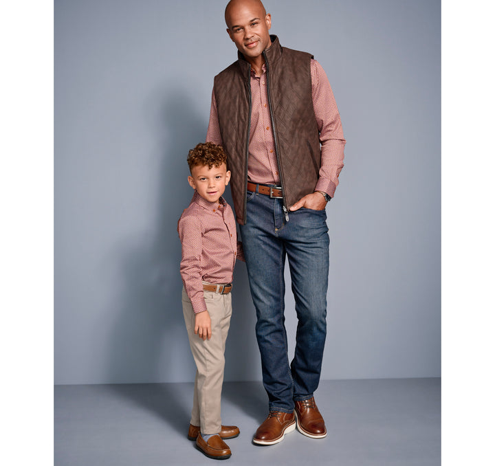 JOHNSTON & MURPHY - MENS Upton Reversible Vest 49-3266