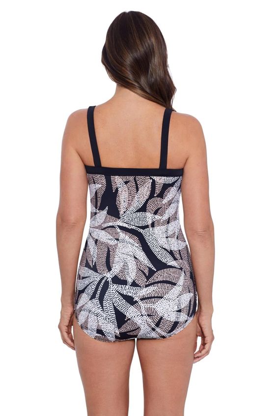 PENBROOKE- WOMEN'S DOT LEAF SWIMSUIT