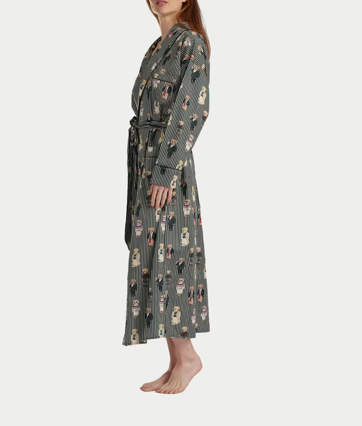 RALPH LAUREN - HERITAGE ROBE ALL OVER BEAR