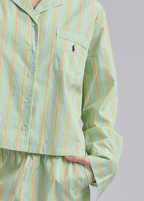 RALPH LAUREN -  CORE 23 INCH PJ SET W/PIPING 4P0597R3