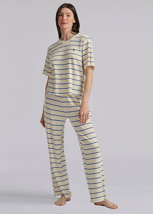 RALPH LAUREN -  SHORT SLEEVE TOP/PANT SET 4P0627R3