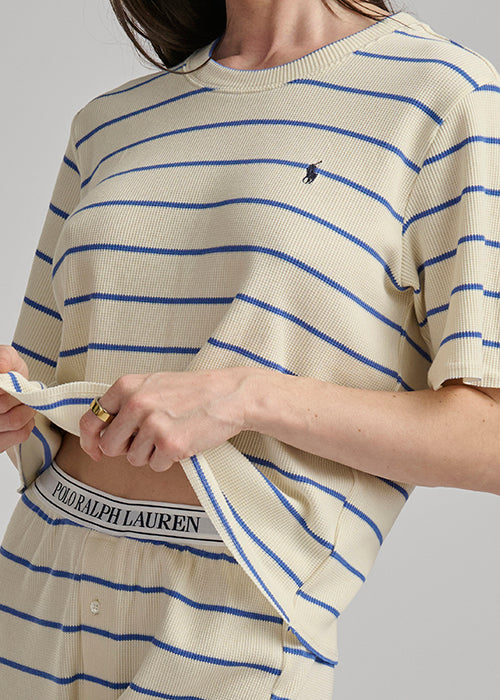 RALPH LAUREN -  SHORT SLEEVE TOP/PANT SET 4P0627R3