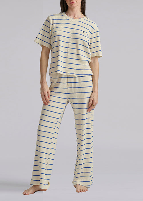 RALPH LAUREN -  SHORT SLEEVE TOP/PANT SET 4P0627R3