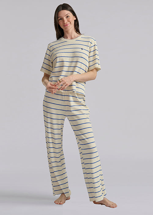 RALPH LAUREN -  SHORT SLEEVE TOP/PANT SET 4P0627R3