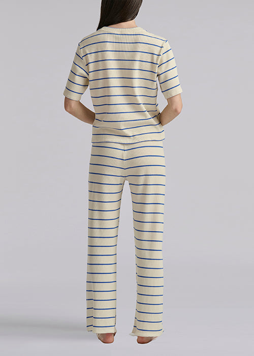 RALPH LAUREN -  SHORT SLEEVE TOP/PANT SET 4P0627R3