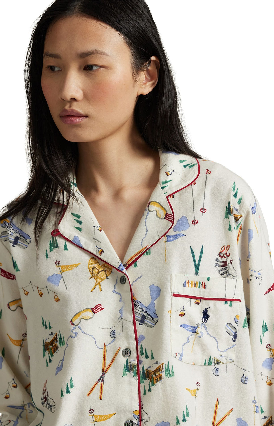 POLO RALPH LAUREN- WOMEN'S WORLD SKI PAJAMA SET