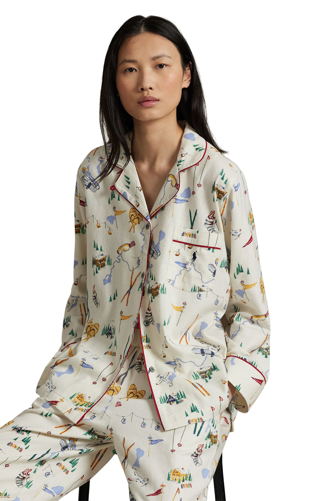POLO RALPH LAUREN- WOMEN'S WORLD SKI PAJAMA SET