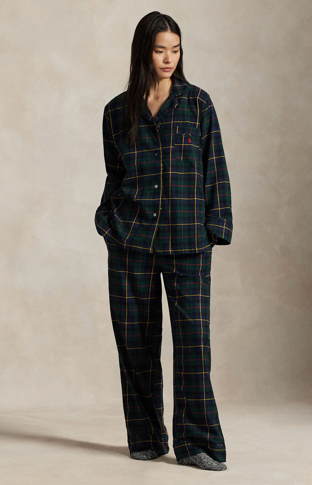 POLO RALPH LAUREN- WOMEN'S PLAID PAJAMA SET