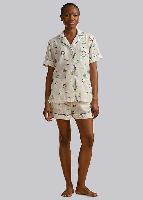 RALPH LAUREN -  SS PJ SET 4P0830R3