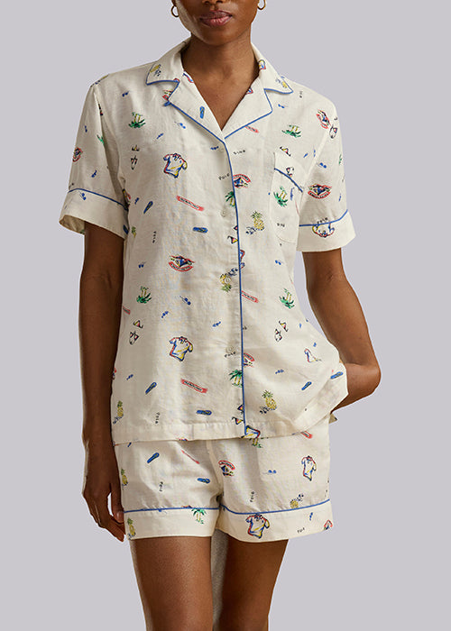 RALPH LAUREN -  SS PJ SET 4P0830R3