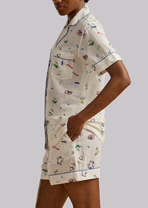 RALPH LAUREN -  SS PJ SET 4P0830R3