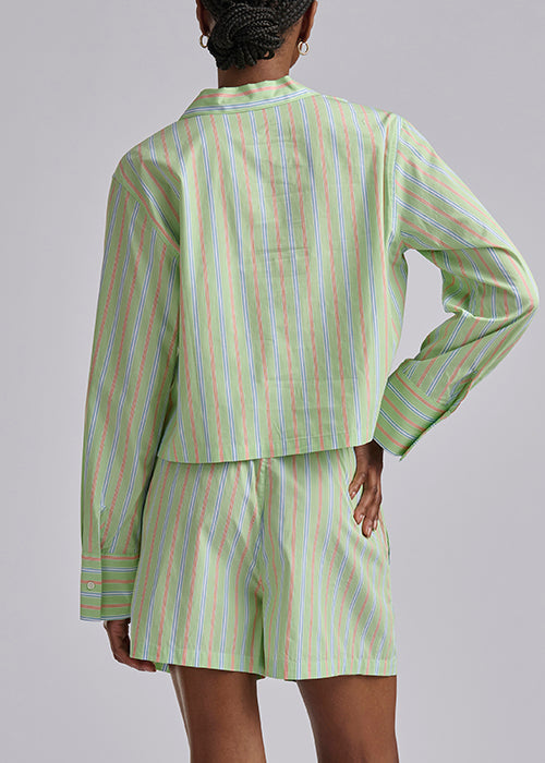 RALPH LAUREN -  STPS CROP/BOXER PJ SET 4P8010R3