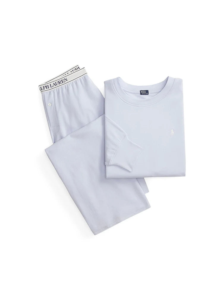 RALPH LAUREN - CLUB TERRY CREW/WIDE LEG SET