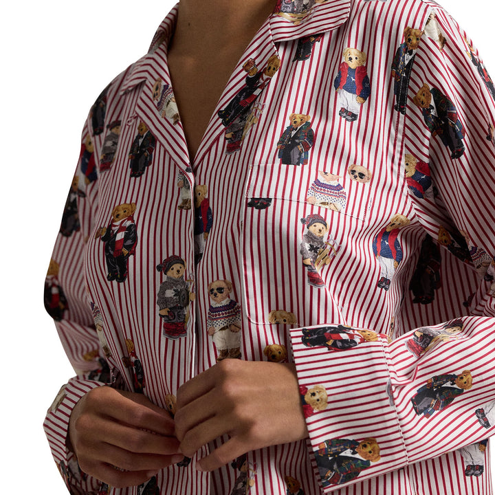 POLO RALPH LAUREN- WOMEN'S ICONIC BEAR PJ SET 4P8046
