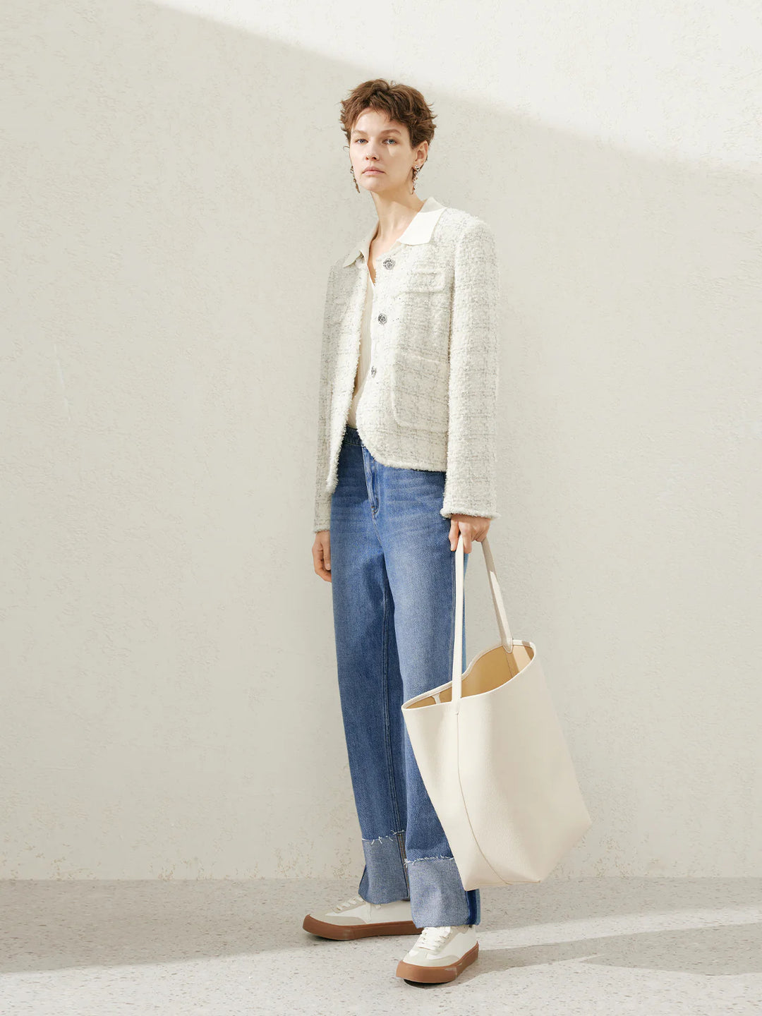 MEILLEUR - Tiny Shiny Tweed Jacket #5F1211361