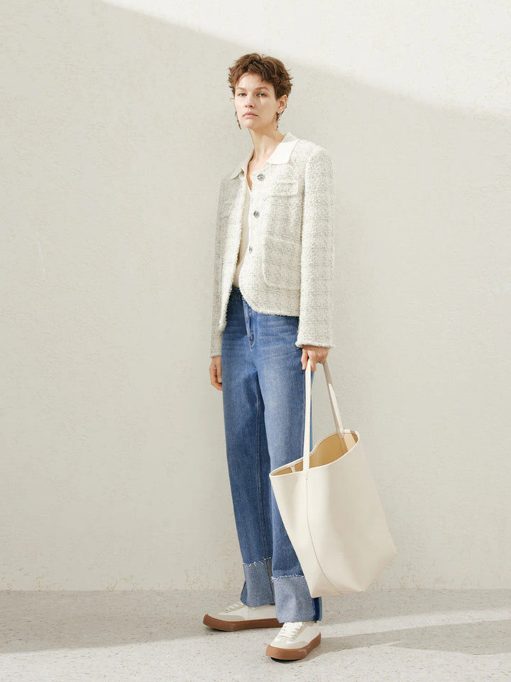 MEILLEUR - Tiny Shiny Tweed Jacket #5F1211361