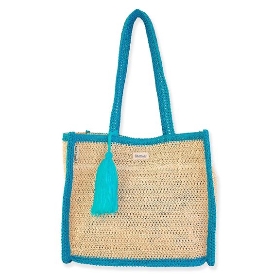 SUN N' SAND- WOMEN'S KIRA SHOULDER TOTE BAG