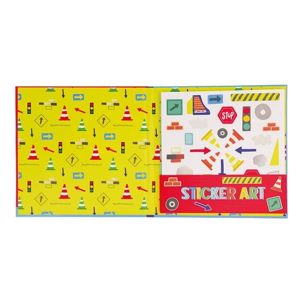 FLOSS & ROCK - STICKER ART CONSTRUCTION