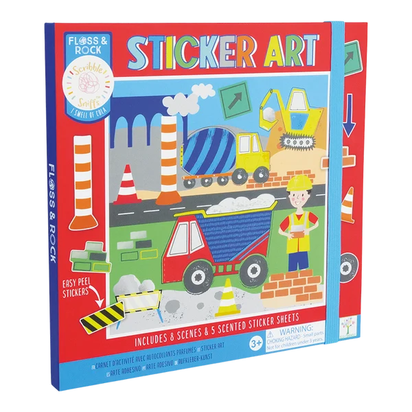 FLOSS & ROCK - STICKER ART CONSTRUCTION