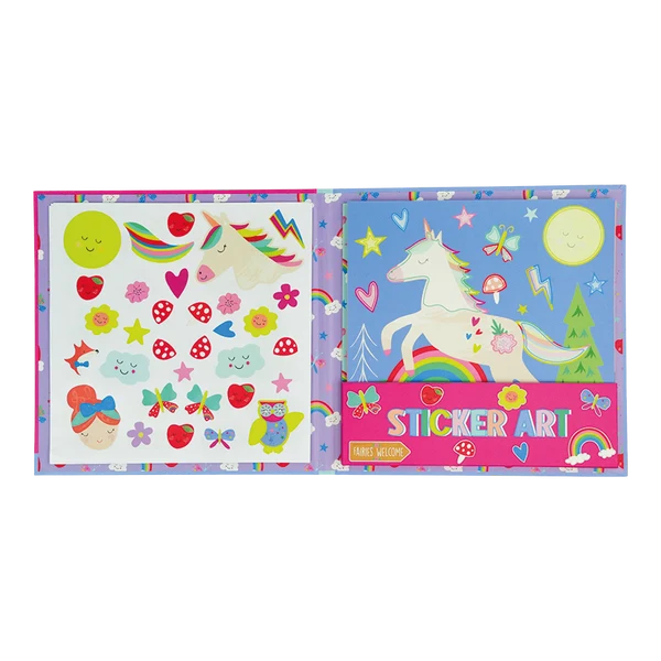 FLOSS & ROCK - STICKER ART RAINBOW FAIRY