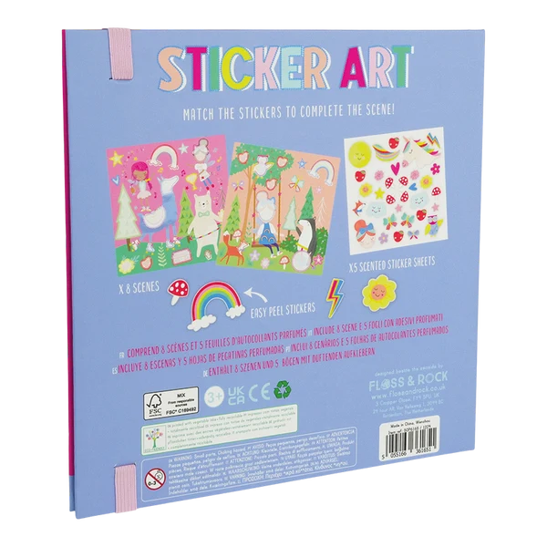 FLOSS & ROCK - STICKER ART RAINBOW FAIRY