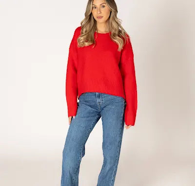 LYLA & LUXE - TIMMY MUST HAVE CREW SWEATER