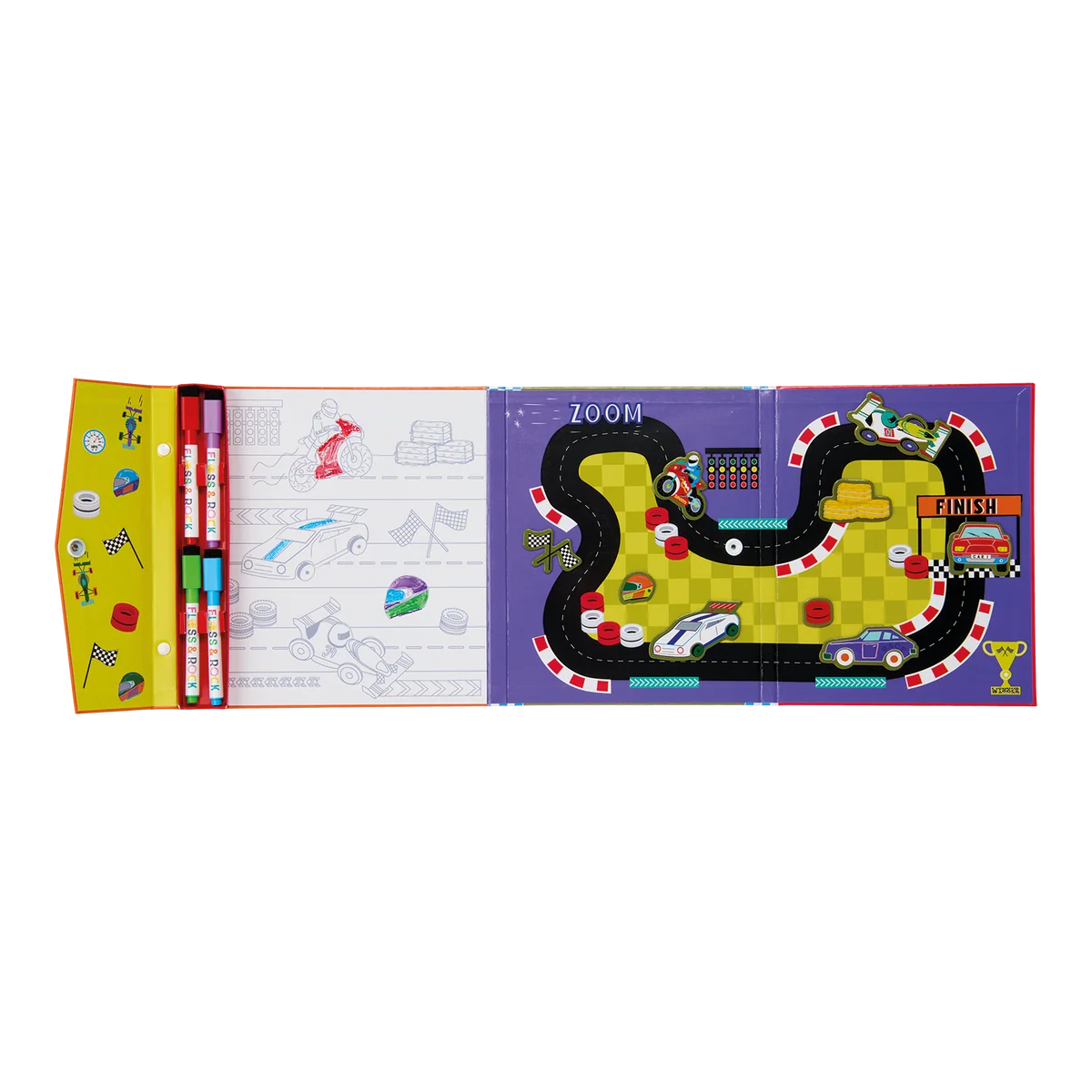 FLOSS & ROCK - CARS MAGNETIC MULTIPLAY