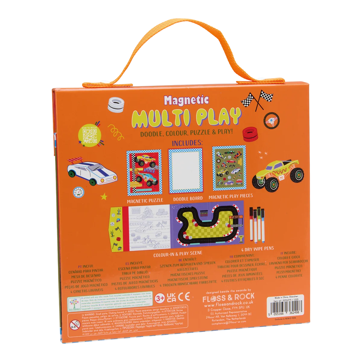 FLOSS & ROCK - CARS MAGNETIC MULTIPLAY