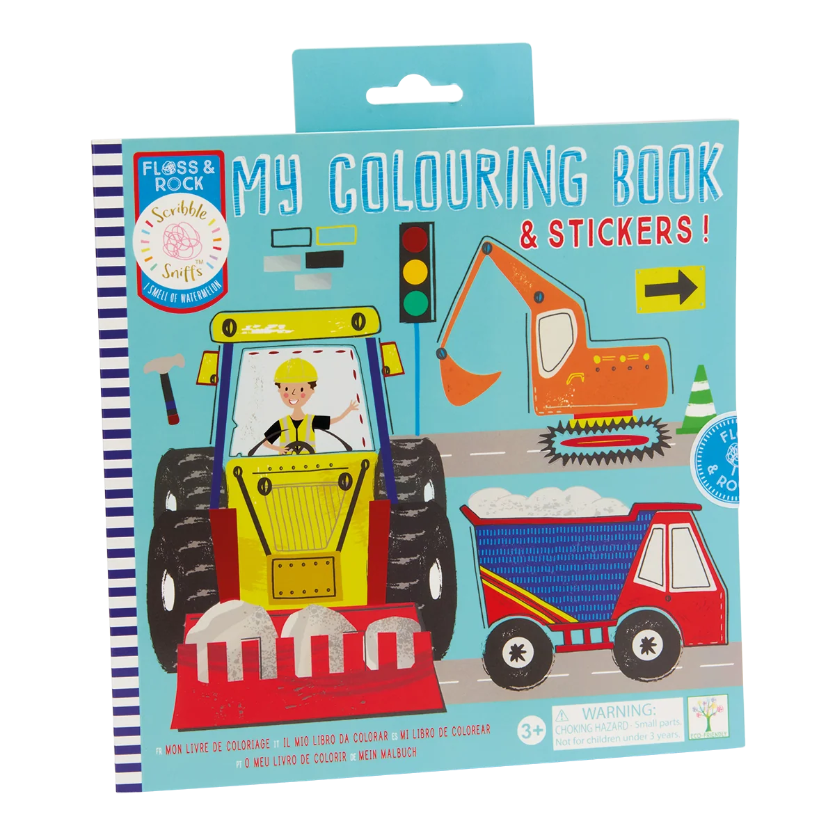 FLOSS & ROCK - CONSTRUCTION MY COLOURING BOOK