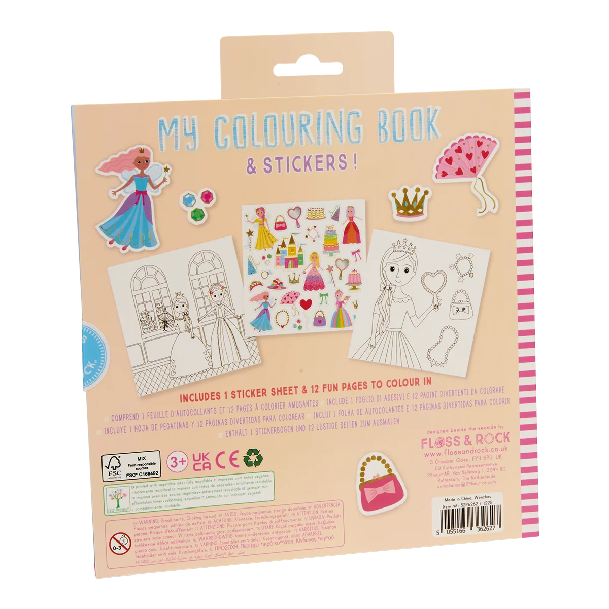 FLOSS & ROCK - PRINCESS MY COLOURING BOOK