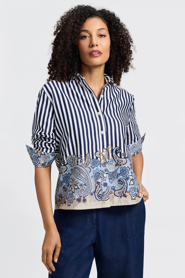FOXCROFT - WOMEN'S JODIE LS SHORT SHIRT