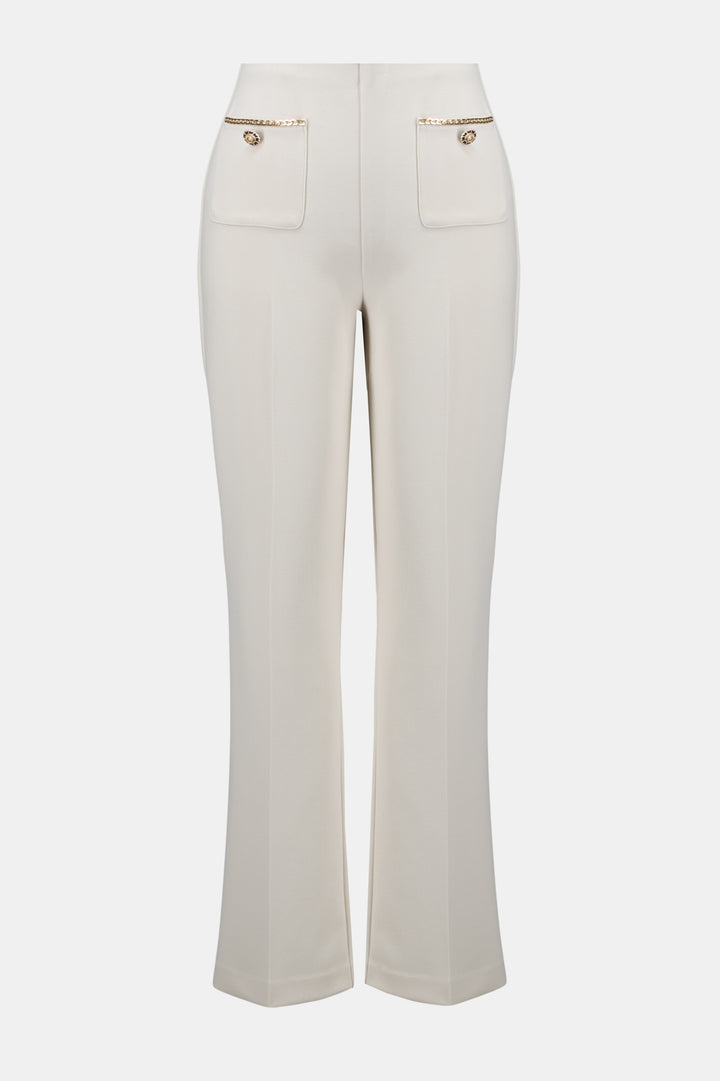 JOSEPH RIBKOFF- WOMEN'S MID RISE FORMAL TROUSERS