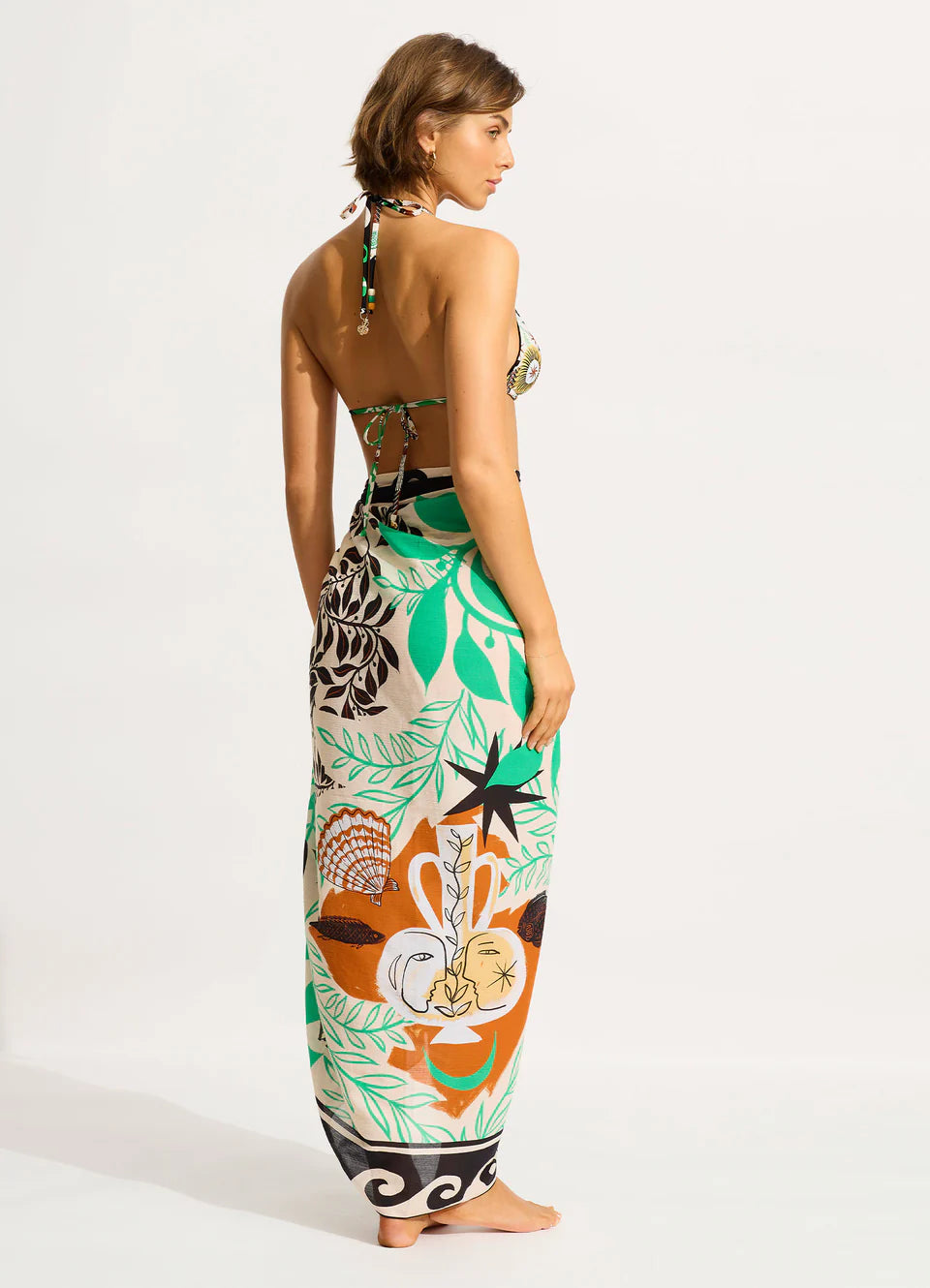 SEAFOLLY- WOMEN'S ATLANTIS SARONG