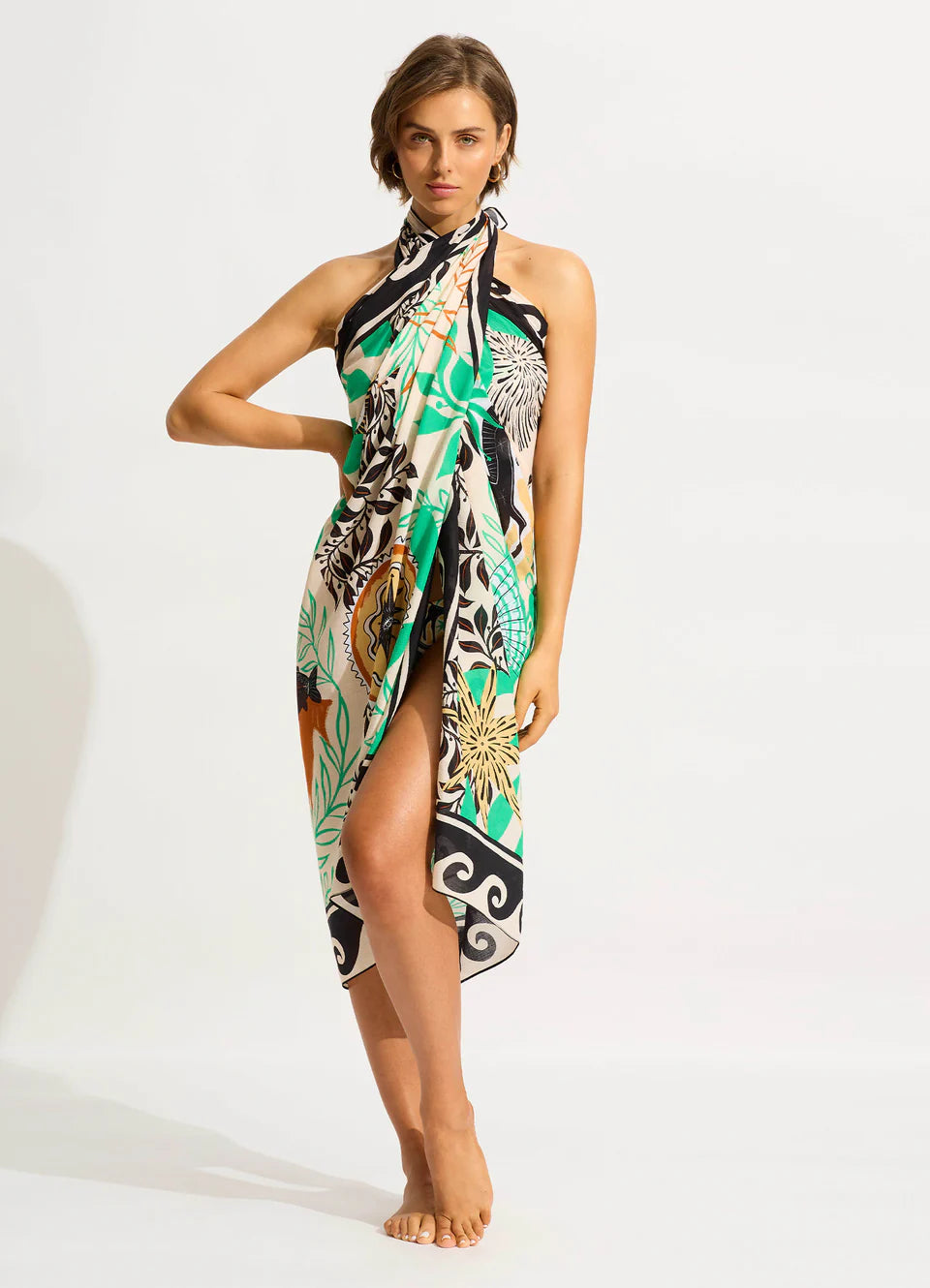 SEAFOLLY- WOMEN'S ATLANTIS SARONG