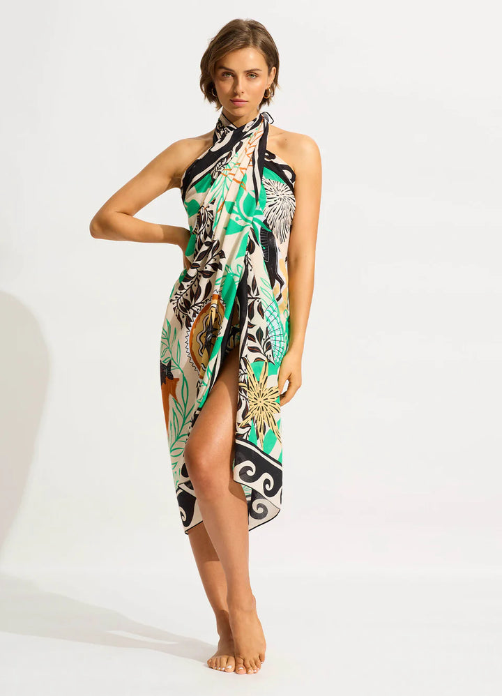 SEAFOLLY- WOMEN'S ATLANTIS SARONG