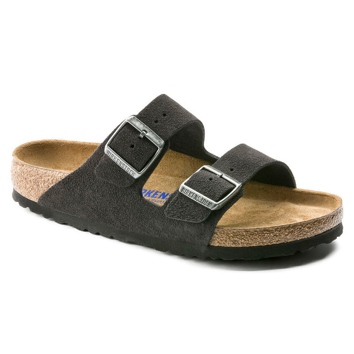 BIRKENSTOCK- MEN'S ARIZONA SOFT FOOTBED SUEDE LEATHER SANDAL