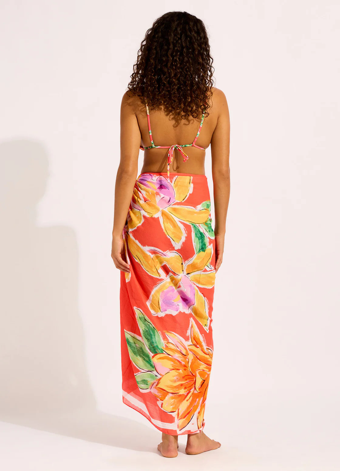 SEAFOLLY- Hothouse Flowers Floral Sarong