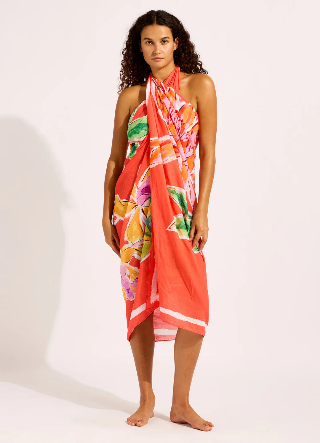 SEAFOLLY- Hothouse Flowers Floral Sarong