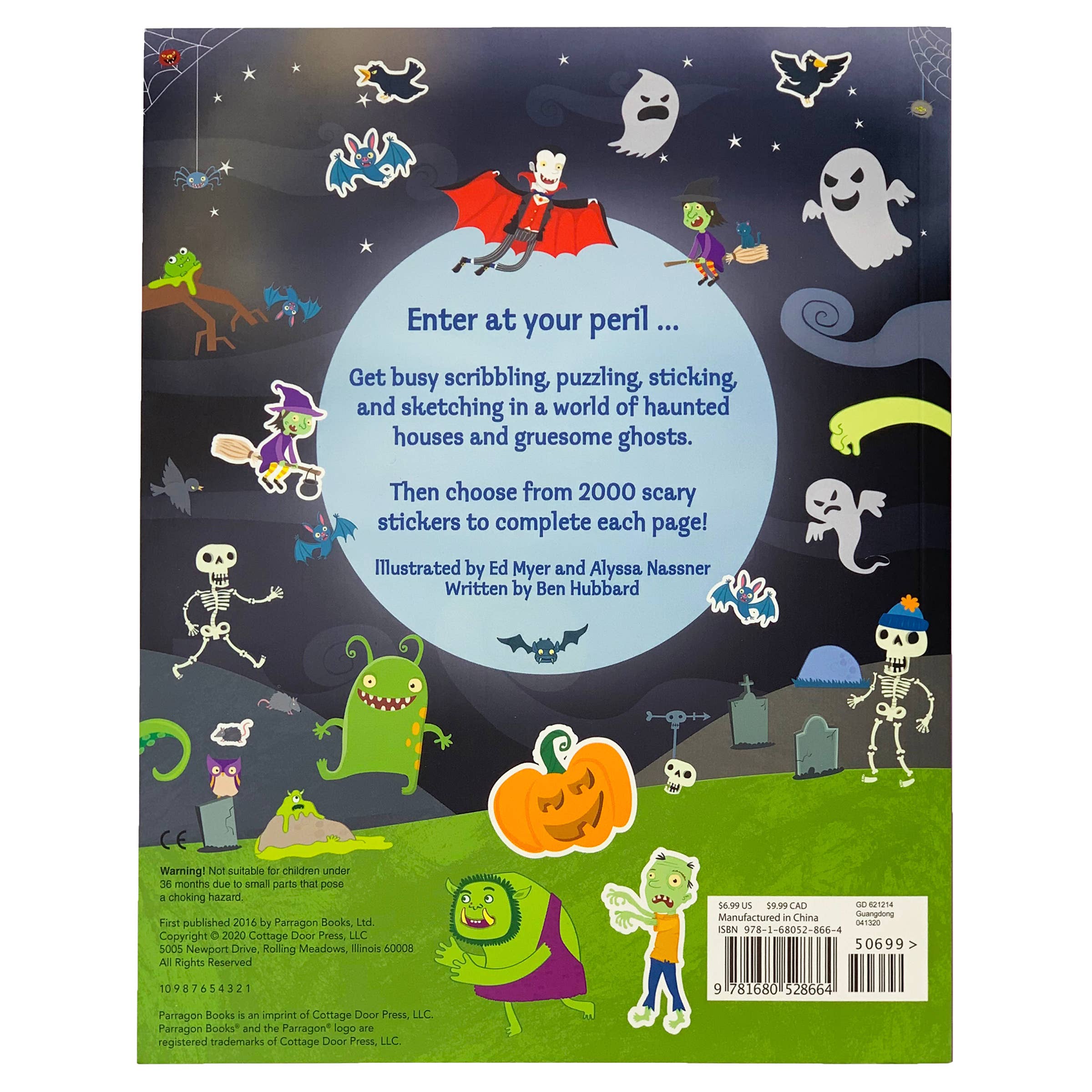 Totally Awesome 2000 Stickers Halloween Activity Book