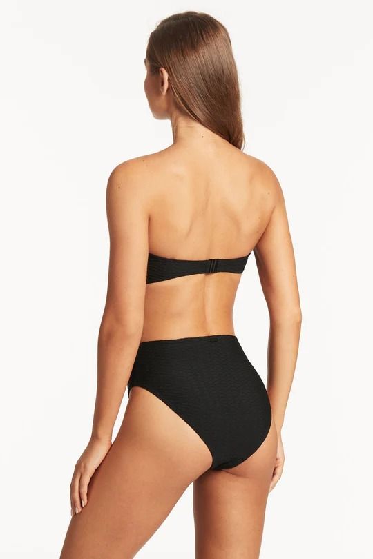 SEA LEVEL- LADIES HONEYCOMB U BAR BANDEAU SWIM TOP 