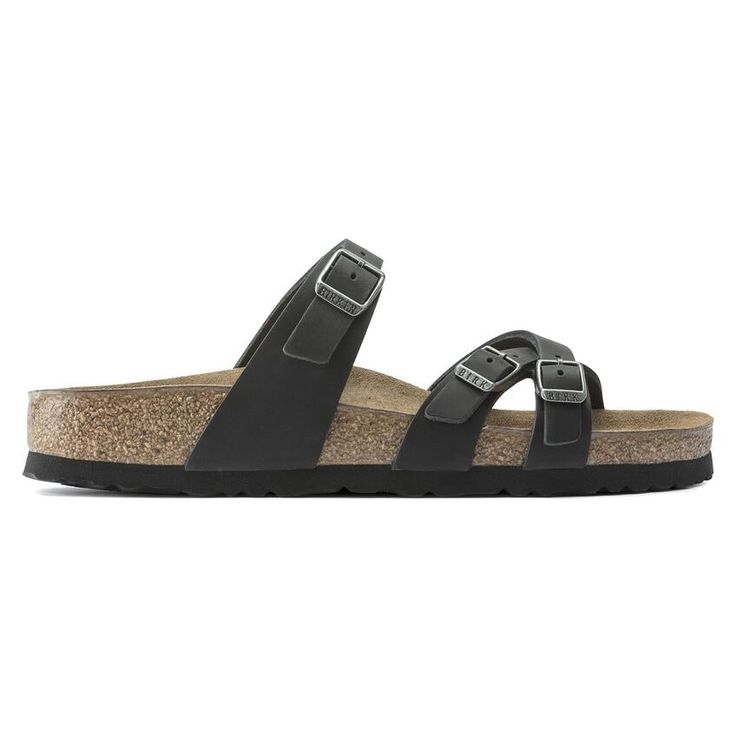 BIRKENSTOCK- FRANCA OILED LEATHER SANDAL