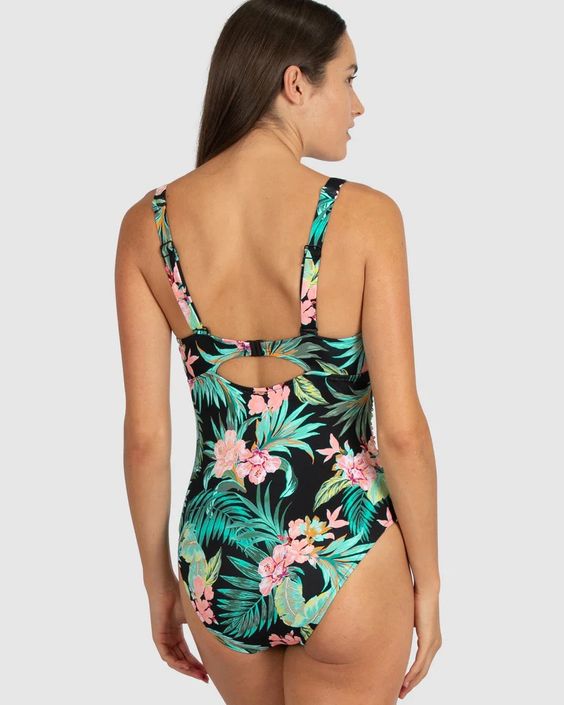 BAKU- WOMEN'S 1PC BERMUDA FLORAL SWIMSUIT