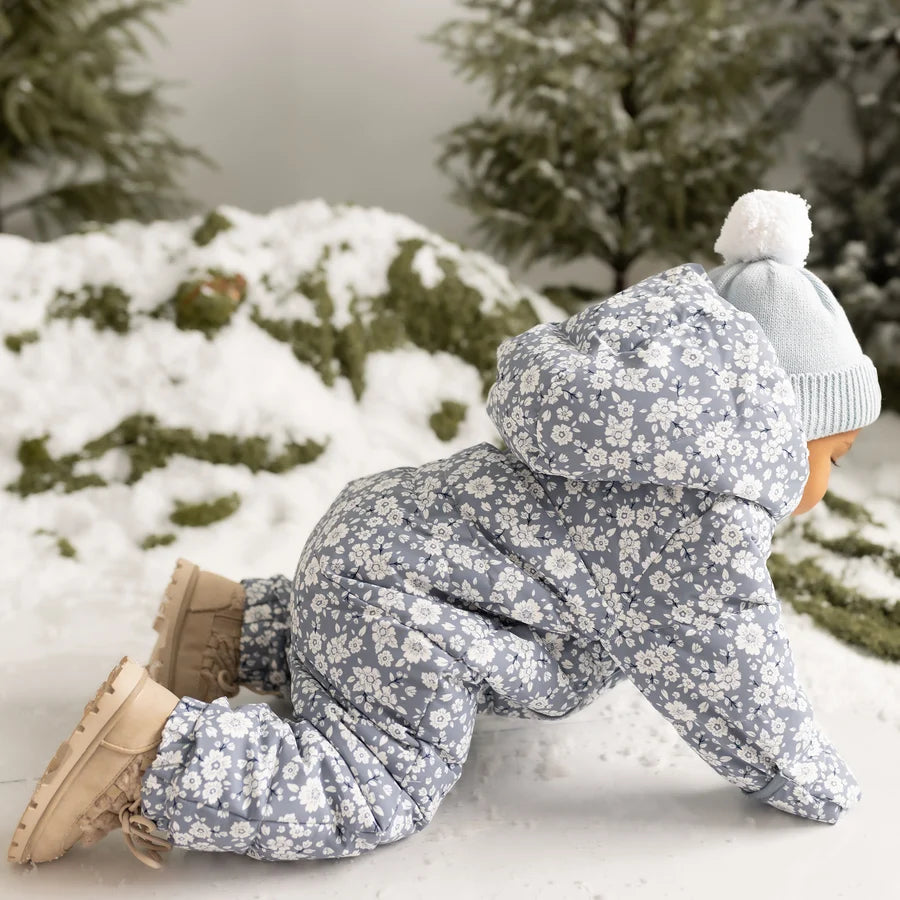 PETIT LEM - ONE PIECE SNOWSUIT BLUE