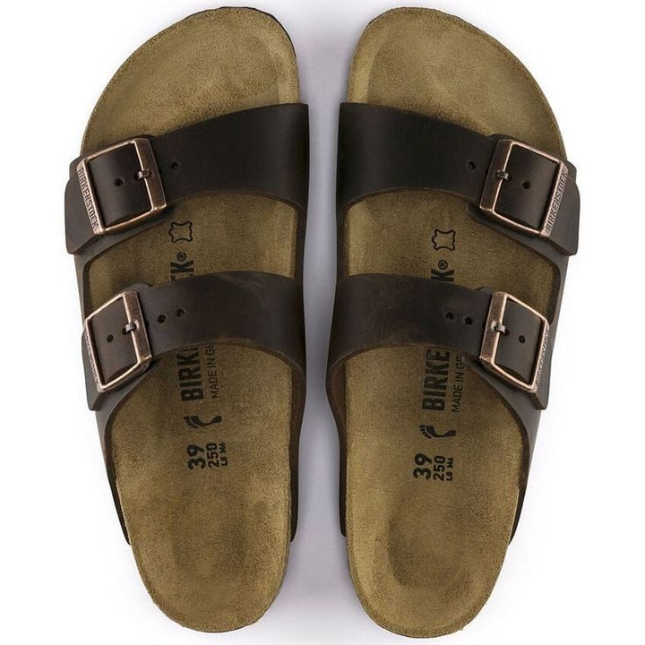 BIRKENSTOCK- ARIZONA OILED LEATHER SANDAL