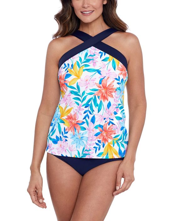 PENBROOKE- WOMEN'S TROPICAL BREEZE TANKINI