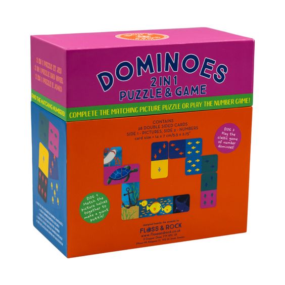 FLOSS & ROCK- DEEP SEA REVERSIBLE DOMINOES