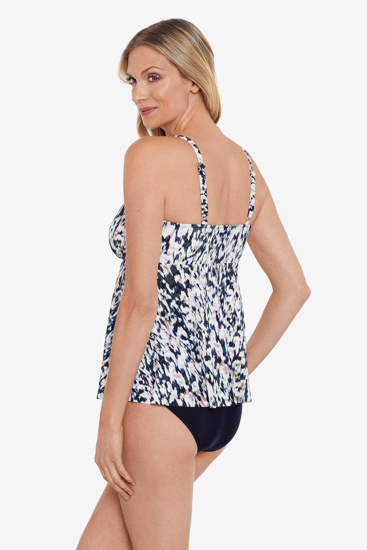 PENBROOKE- WOMEN'S LEOPARD LOVE TANKINI
