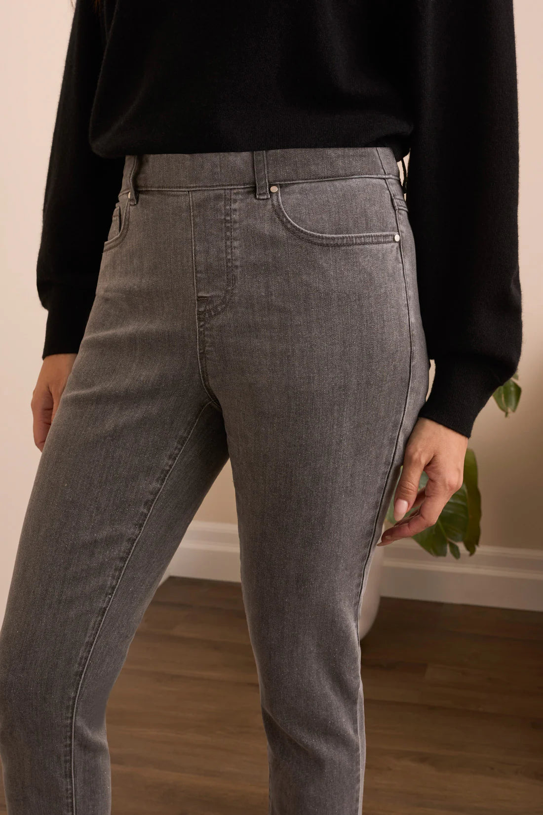 TRIBAL - WOMENS PULL ON JEAN 6037O