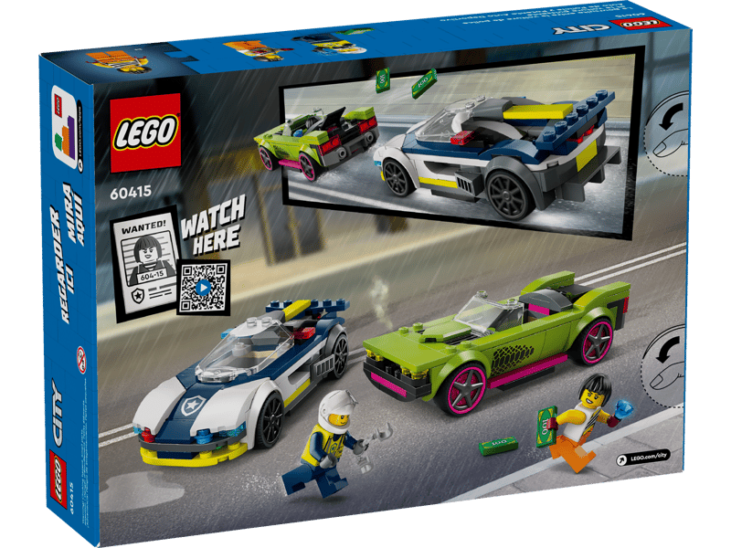 LEGO - CITY POLICE CAR AND MUSCLE CAR CHASE