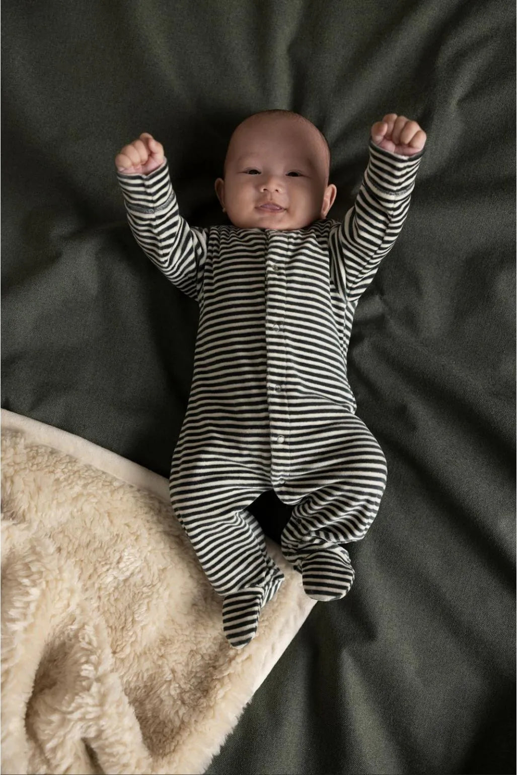 NOPPIES - BABY PLAYSUIT STRIPE 6100025